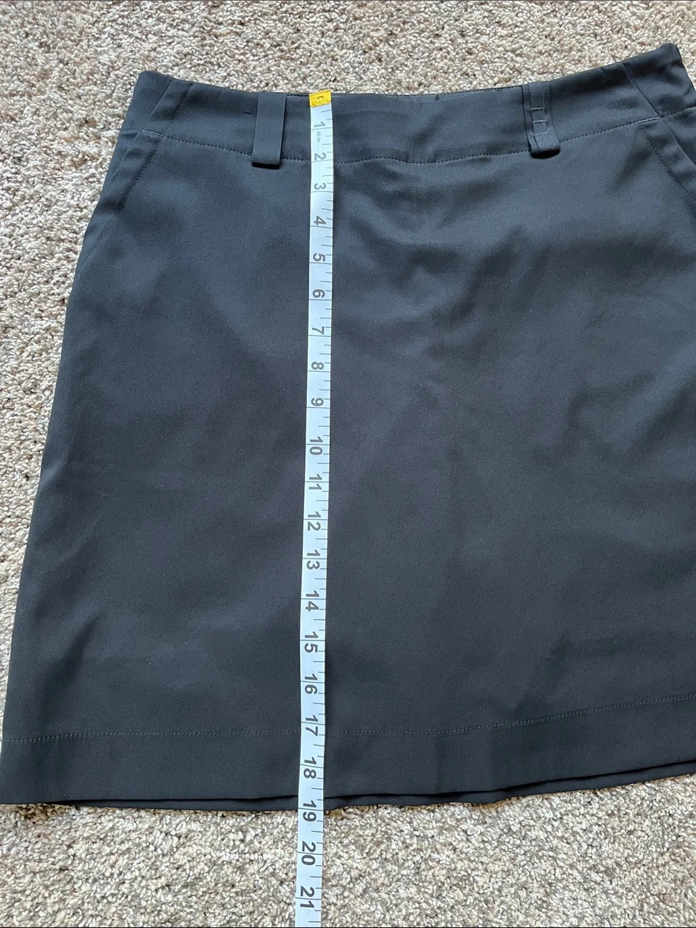 Nike Golf Dri-FIT Black Performance Skort  Size 8 Medium Athletic Golf Tennis